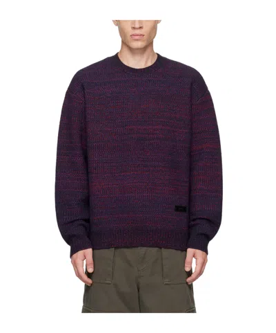 Juunj Logo Round-neck Sweater In Black