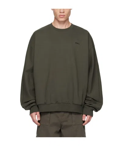 Juunj Gray Crewneck Sweatshirt In 4 Ash