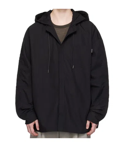 Juunj Logo Zipper Casual Jacket In Black