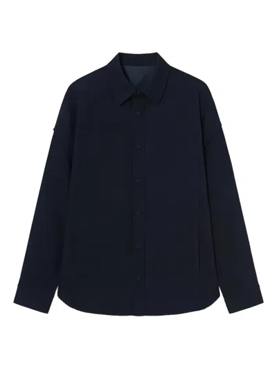 Juunj Long-sleeve Buttoned Shirt In Blue