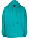 Juunj Long-sleeve Cotton Hoodie In Grün