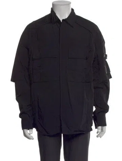 Pre-owned Juunj Long Sleeve Shirt In Black