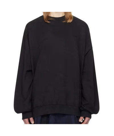 Juunj Long Sleeve Sweatshirt In Black