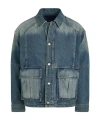 Juunj Blue Faded Denim Jacket In Blue