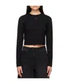 Juunj Ssense Exclusive Black Long Sleeve T-shirt In Black