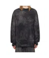 Juunj Black New Dyeing Long Sleeve T-shirt In Black