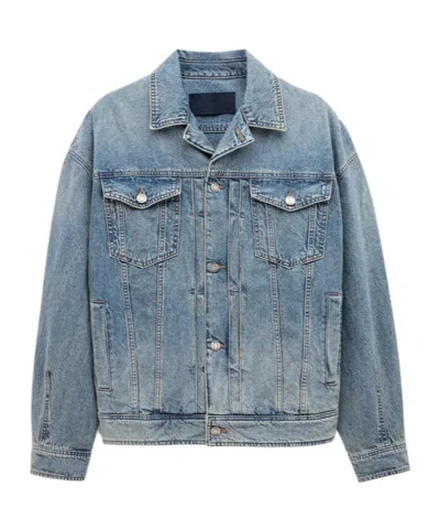 Juunj Long-sleeve Denim Jacket In Blue