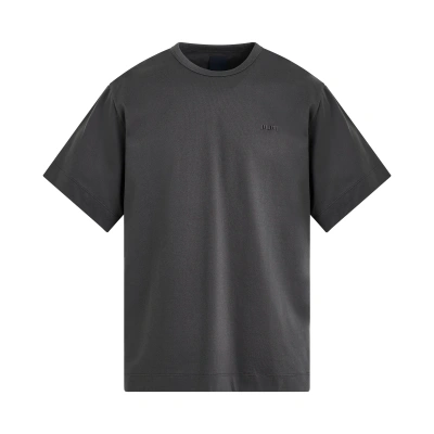 Juunj Loose Fit Graphic Emboridered T-shirt In Gray