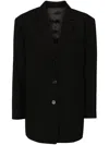 Juunj Loose Fit Single Jacket In Black