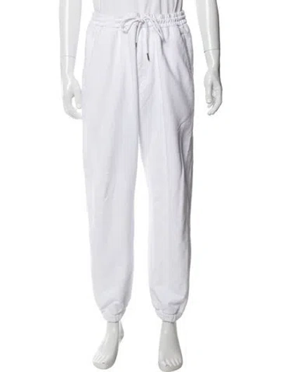 Pre-owned Juunj Lounge Bottoms In White