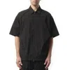 Juunj Juun. J Zip-up Coach Shirt In Black