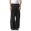 Juunj Black Pants With Elastic Drawstring In Black