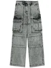 Juunj Mid-rise Wide-leg Jeans In Grau