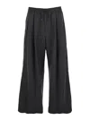 Juunj Grey Wool Pleated Trousers In Gray