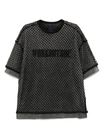 Juunj Net-layered Short-sleeved T-shirt