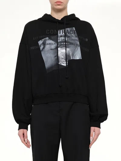 Juunj Oversize Hoodie In Black