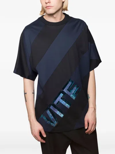 Juunj Oversized Cotton T-shirt In Blue
