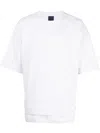 Juunj Oversized Drawstring T-shirt In Grey