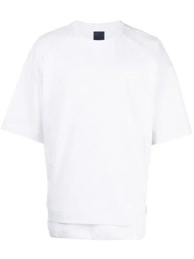 Juunj Oversized Drawstring T-shirt In 1 White