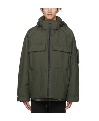 Juunj Padded Zip-up Jacket In Black
