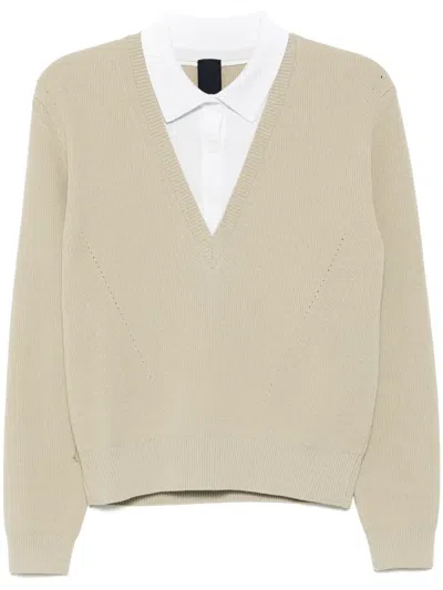 Juunj Patchwork Design Jumper In Neutrals
