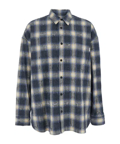 JUUNJ PLAID LONG-SLEEVED SHIRT