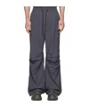 Juunj Pleated Belted Casual Pants In Gray