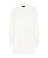 Juunj Pleated Detail Shirt In White