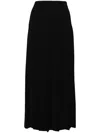 Juunj Pleated Wide Pant In Black