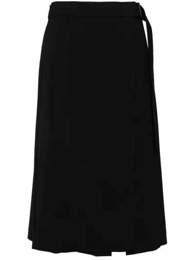 Juunj Pleated Wrap Skirt Shorts