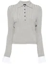 Juunj Hemd Mit Poloshirtkragen In Grau