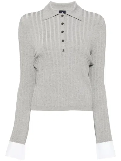 Juunj Hemd Mit Poloshirtkragen In Grau