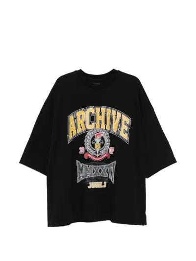 Juunj Printed T-shirt In Black