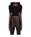 Juunj Ribbed Round-neck Sweater In Black
