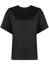 Juunj Round-neck Short-sleeve T-shirt In Schwarz