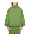 Juunj Green Quarter-zip Sweater In Green