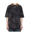 Juunj Black New Dyeing Over Fit T-shirt In Black
