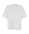 Juunj White T-shirt With Tone-on-tone Logo Embroidered On The Front In White
