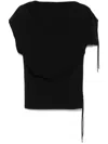 Juunj Short-sleeved Top In Black