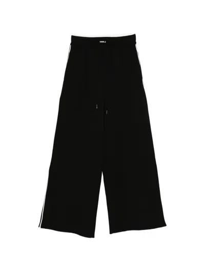 Juunj Side-stripe Trousers In Black