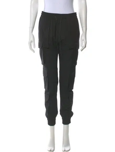 Pre-owned Juunj Skinny Leg Pants In Black