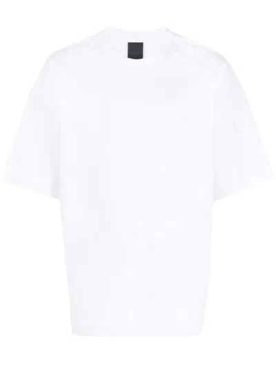 Juunj White Sleeve Pocket T-shirt In 1 White