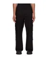 Juunj Slit Trouser Casual Pants In Black