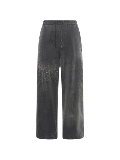 Juunj Soft-touch Drawstring Trousers In Gray