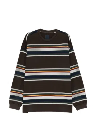 Juunj Striped Long-sleeve T-shirt In Multi