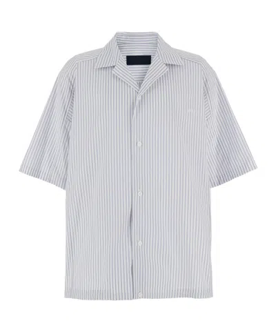 Juunj Striped Pattern Shirt In White