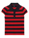 Juunj Striped Polo Shirt In Red