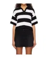 Juunj Striped Polo Shirt In Black