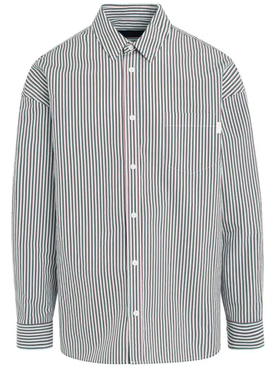 Juunj Loose Fit Stripe Classic Shirt In 1 White