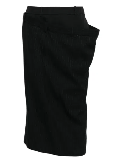 Juunj Striped Skirt In Black